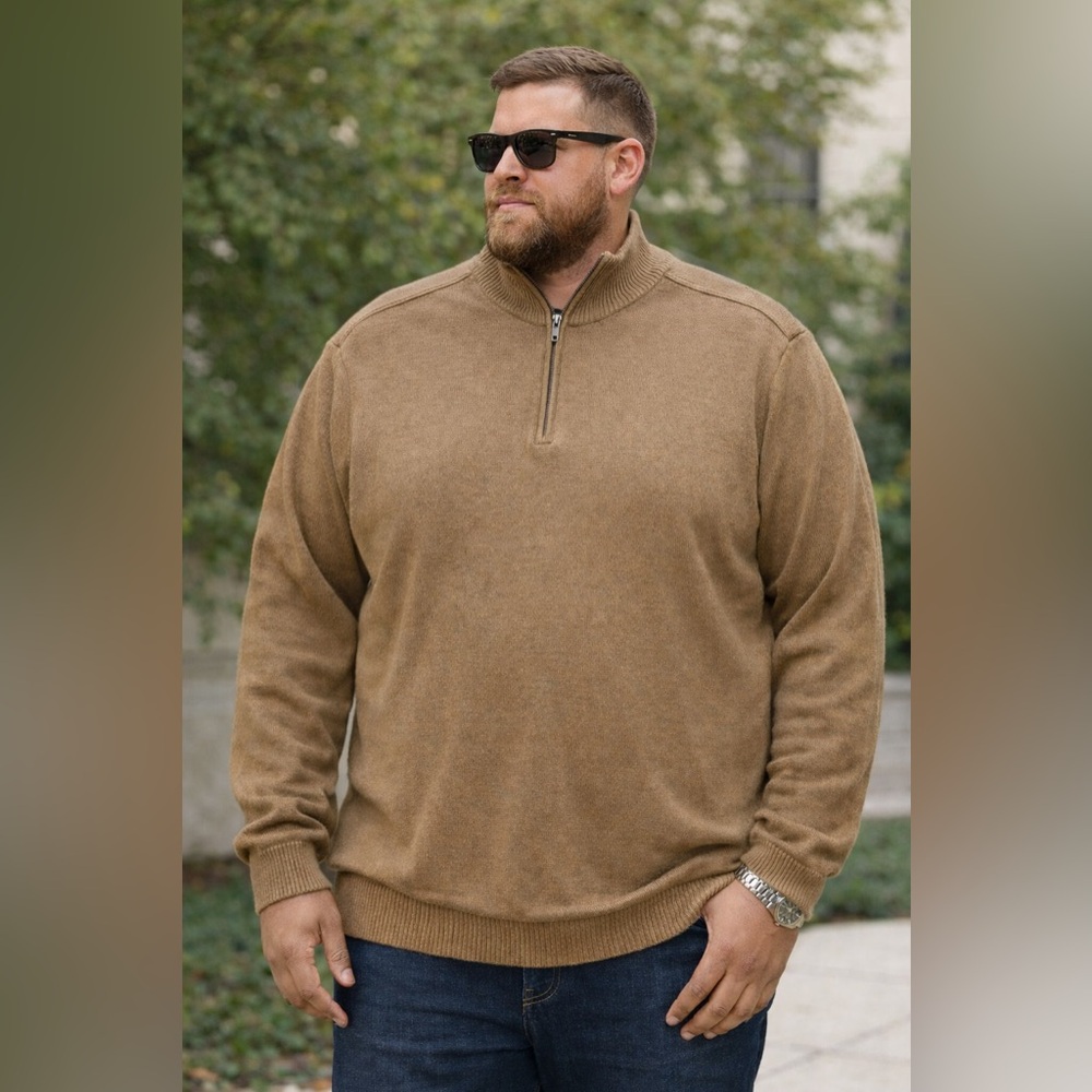 Sweater Quarter Zip XXL OSCAR DE LA RENTA